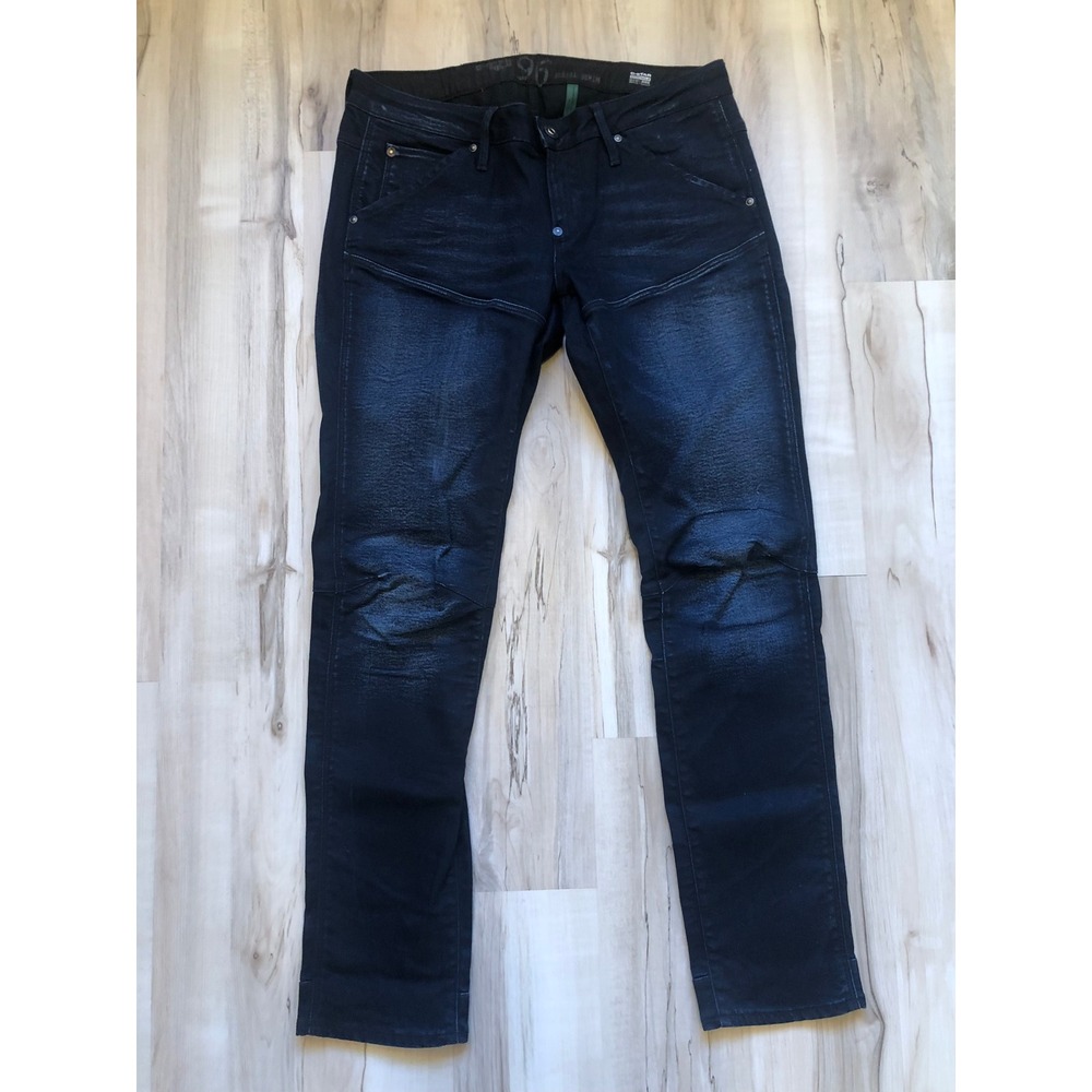 G-Star Raw 5620 Heritage Embro Tapered WMN Dark Wash Waxed Jeans 30x30 D04806